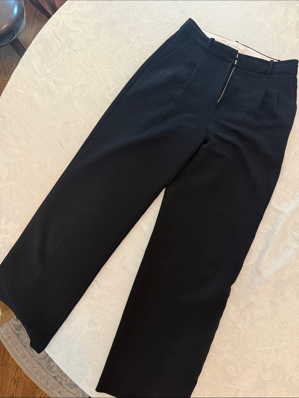 Aritzia Black Boot-Cut Dress Pants